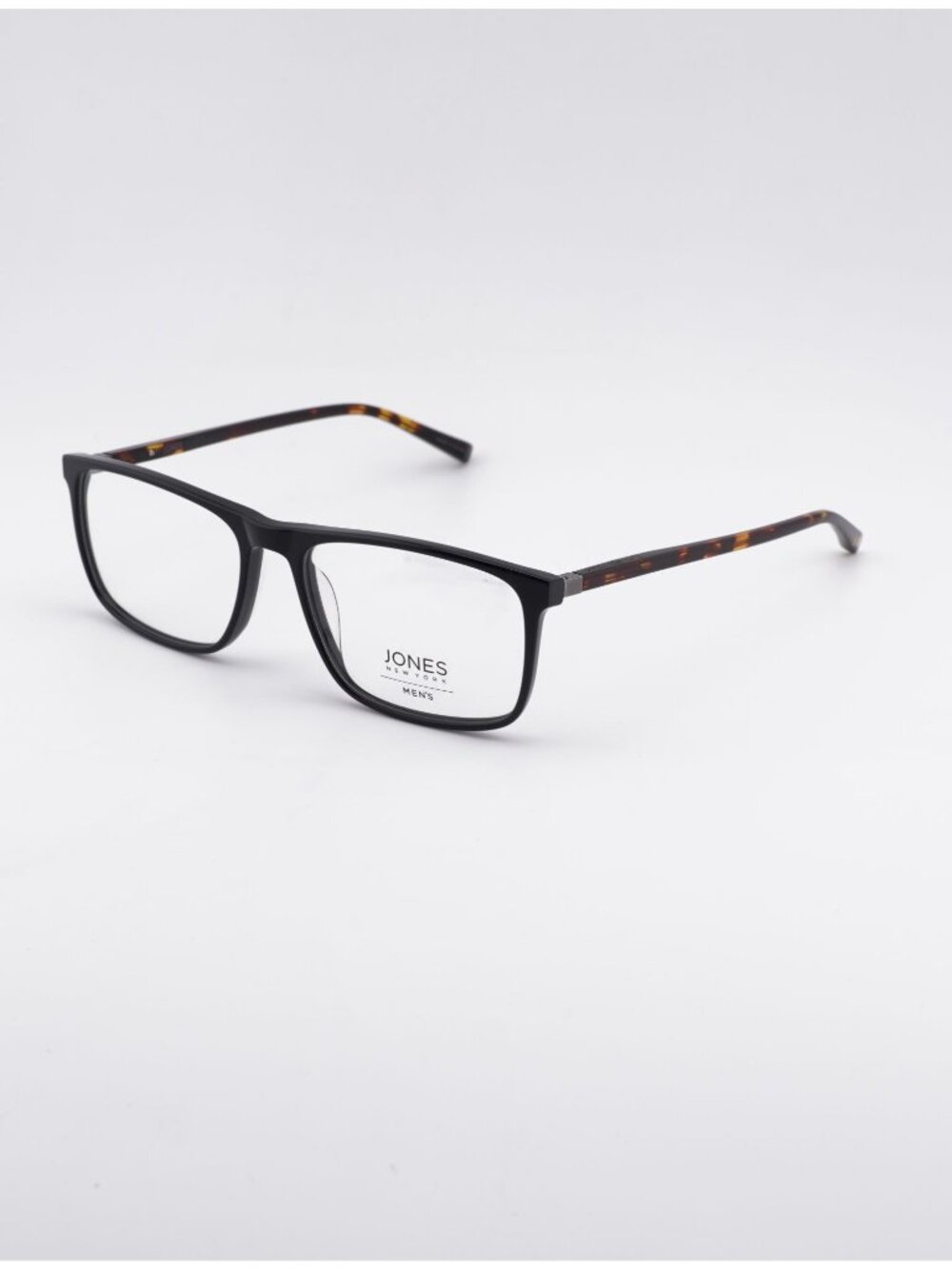 Jones New York J535 0BLA 00 Eyeglasses Black 58mm Square Frame